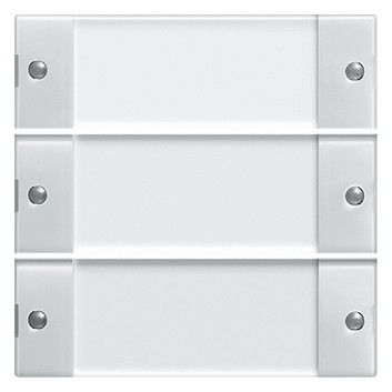 GIRA 213303 Wippenset 3fach BSF System 55 Klar/Reinweiß glänzend