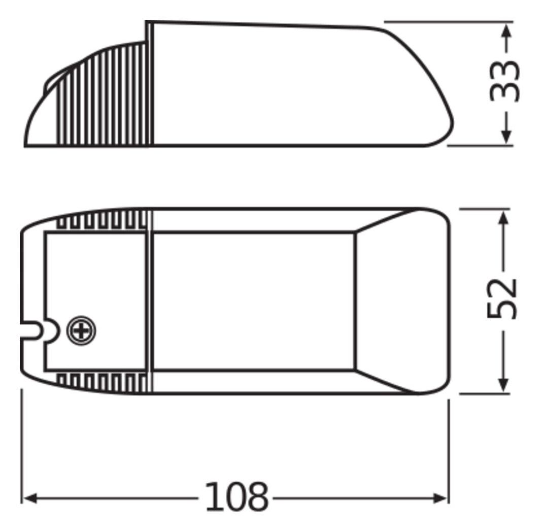 Osram HTM 70W 230-240 20-70W 108x52x33 UNV1 HALOTRONIC MAUSTrafo Phasenab/an.