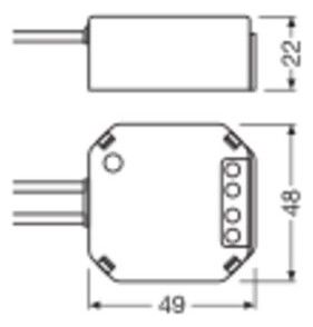 Ledvance FLEX CU FLUSH MOUNT DALI-2 TW