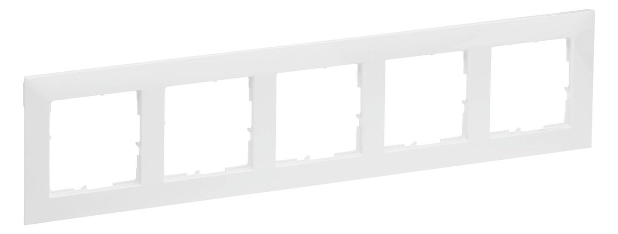 Legrand 765175 SEANO 5-fach Rahmen in der Farbausführung Ultraweiß