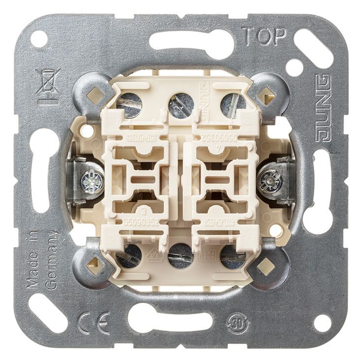 Jung 509U Wippschalter Doppel-Wechsel 10AX 250VAC