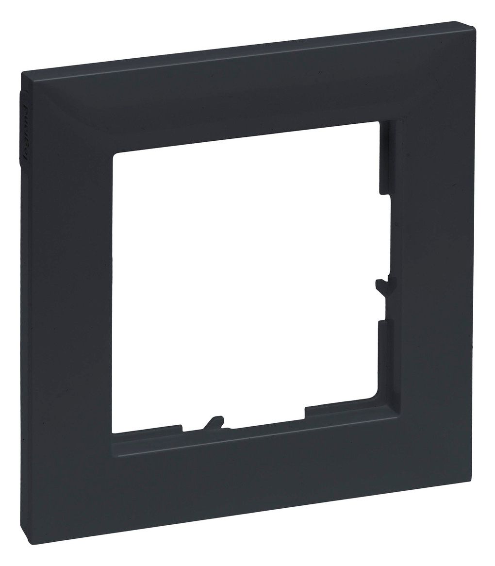 Legrand 765471 SEANO 1-fach Rahmen in der Farbausführung Anthrazit lackiert