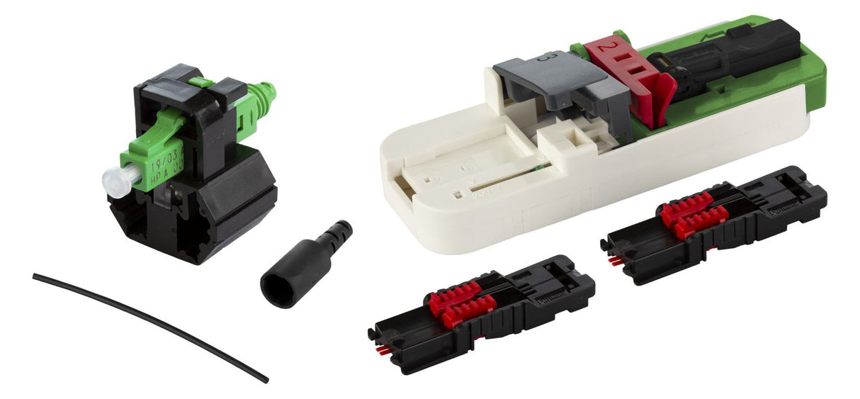 Metz 1509QAJA002C-E FASTTM Hybrid 20St. Steckerbausatz LC APC OS2 f.Adern OpDAT