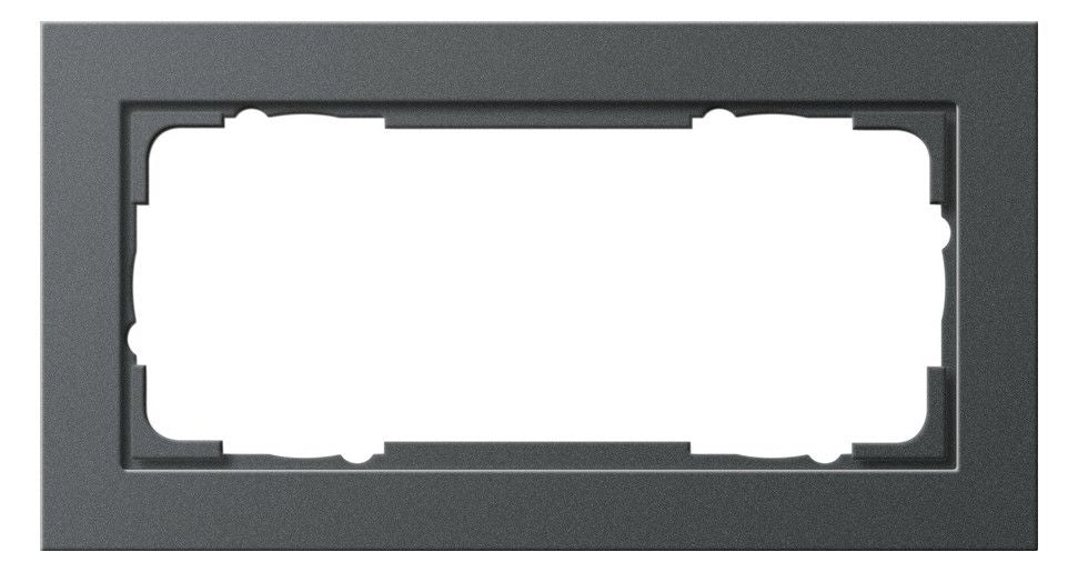 GIRA 100223 Abdeckrahmen 2f o.Mittelsteg E2 Anthrazit