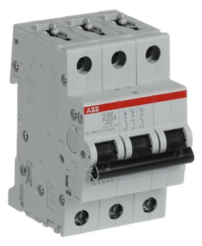 ABB S203-K20 Sicherungsautomat K-Char., 6 kA, 20A, 3P