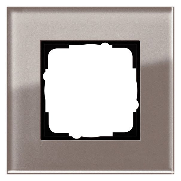 GIRA 0211122 Abdeckrahmen 1fach Esprit Glas Umbra