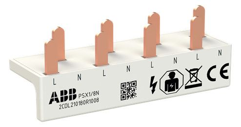 ABB PSX1/8N Phasenschiene FlexLine 1P+N 8Pins 4 TE 10qmm 2CDL210180R1008
