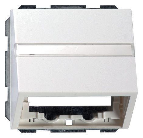 GIRA 087003 Datenhaube Tragring+BSF System 55 Reinweiß glänzend