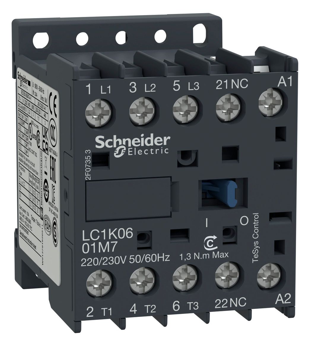 Schneider LC1K0601P7 Leistungsschütz 3p 1Ö 2,2kW 400V AC3 6A 230VAC