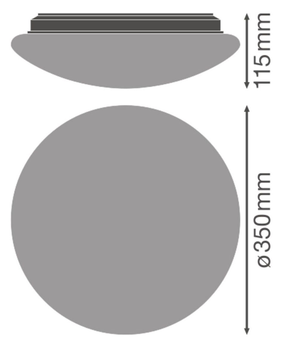 Ledvance SURFACE CIRCULAR 350 SENSOR 18W 840 IP44 LED Wand/Deckenleuchte 1440lm