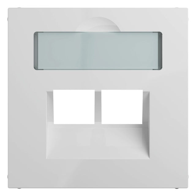 Legrand 765159 SEANO Abdeckung 2x RJ45 f Datendosen Fremdfabrikate Ultraweiß