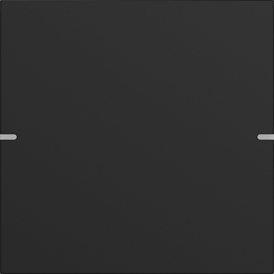 GIRA Wippenset 1fach für Tastsensor 4 Aluminium Schwarz matt (lackiert)
