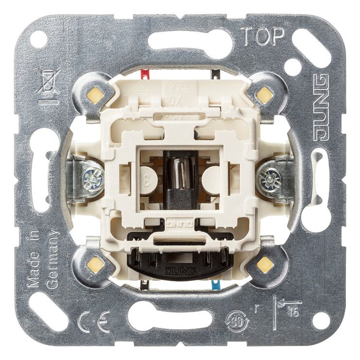 Jung 506KOU Wipp-Kontrollschalter Universal Aus-Wechsel m.Glimmlampe Nr.90