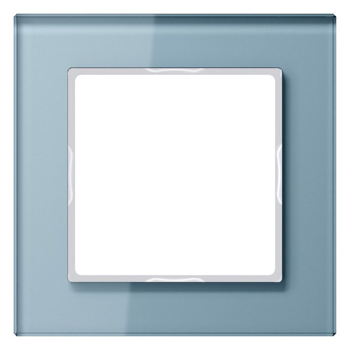 Jung AC581GLBLGR Glasrahmen 1fach blaugrau