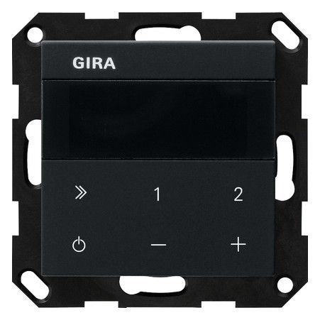 GIRA 2320005 UP-Radio IP System 55 Schwarz matt (lackiert)