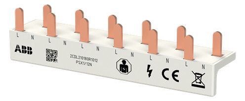 ABB PSX1/12N Phasenschiene FlexLine 1P+N 12Pins 6 TE 10qmm 2CDL210180R1012