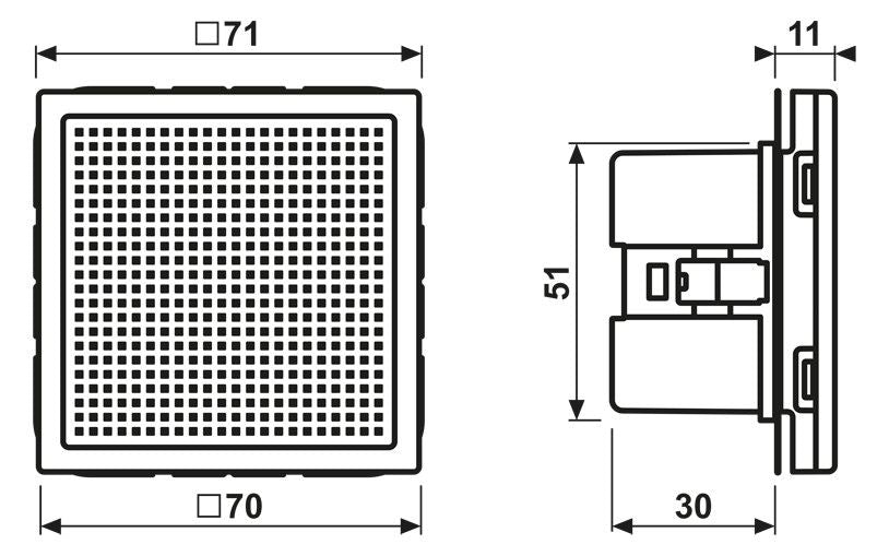 Jung LS2567-G3WW 3Klang Gong alpinweiß