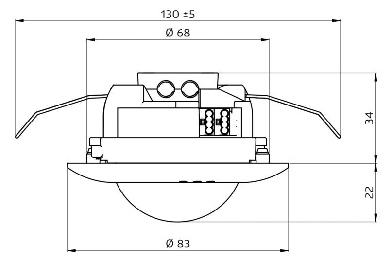 BEG 93510 PD2N-KNXs-ST-DE weiß Präsenzmelder