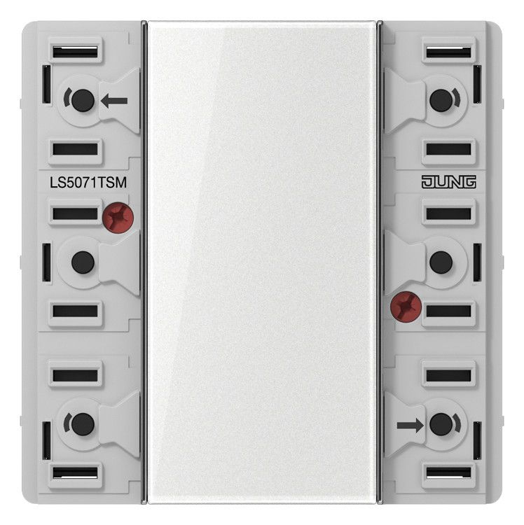 Jung LS5071TSM KNX Tastsensormodul 1fach Transparente Abdeckung