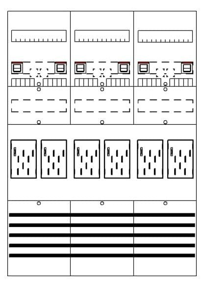 Striebel BF37T6 Zählerfeld 7RE 6Z