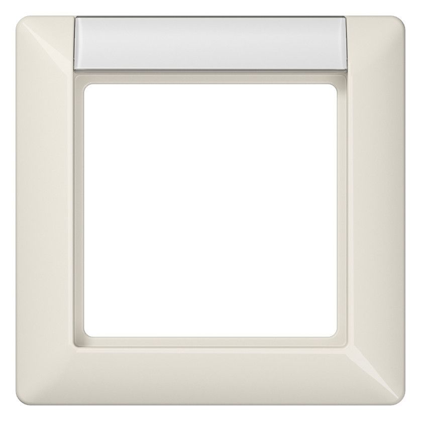 Jung AS581NA Rahmen 1fach Schriftfeld Serie AS weiß