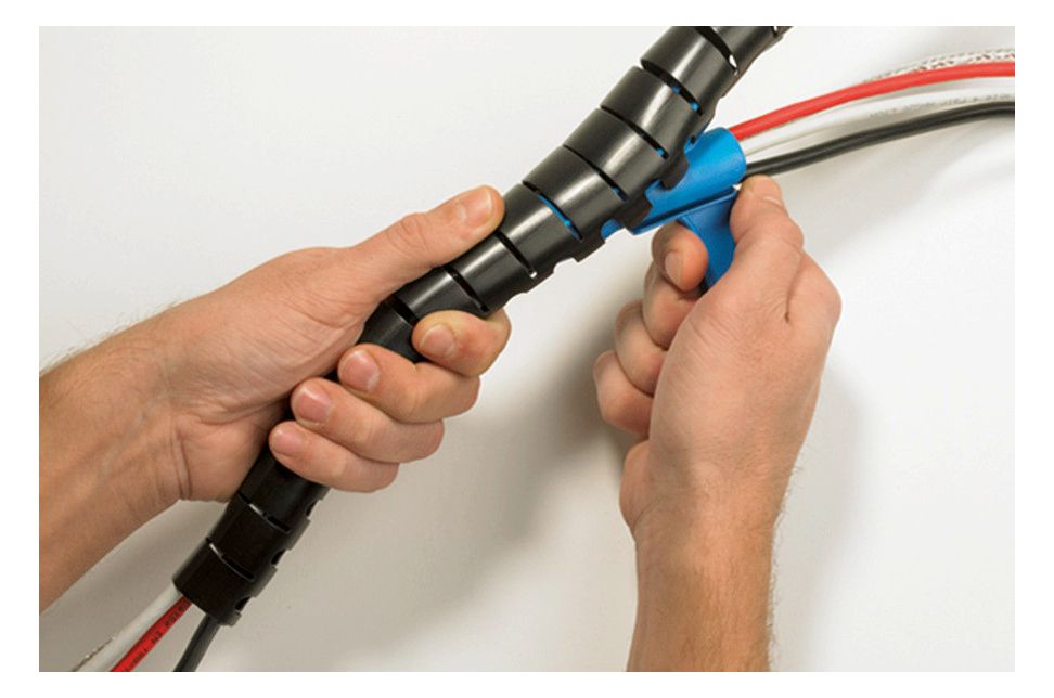 Hellermann HWPP16L2-PP-GY 2m Kabelbündel Grau