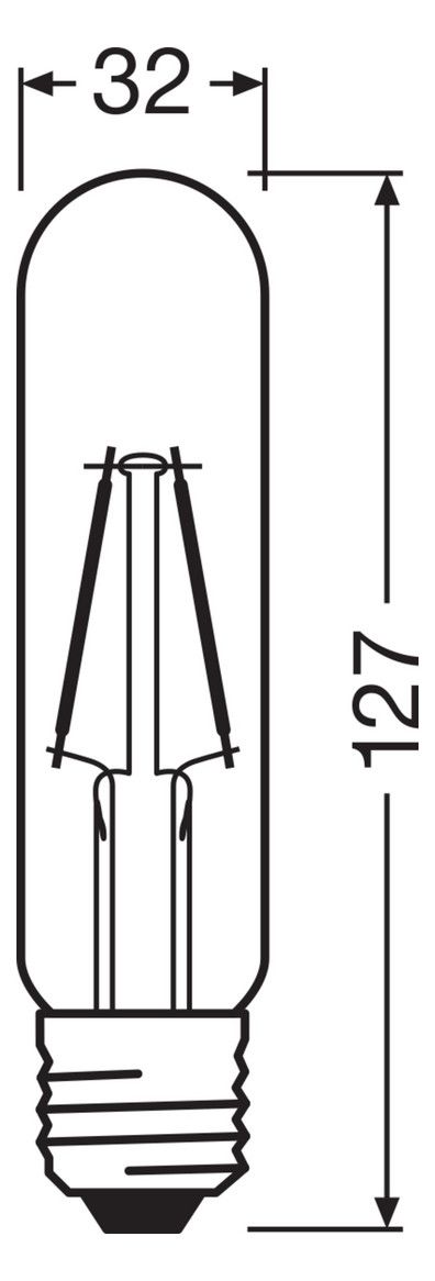 Osram Vintage 1906 LED 20 2.5W 2000K E27 200lm 2000K LED-Lampe