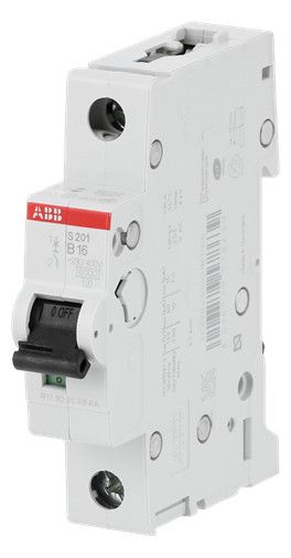 ABB S201-B16 Sicherungsautomat B-Char., 6 kA, 16A, 1P