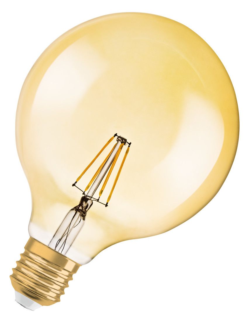 Osram Vintage 1906 DIM Globe125 6,5W/824 LED-Globelampe E27 GOLD51 650lm (51W)