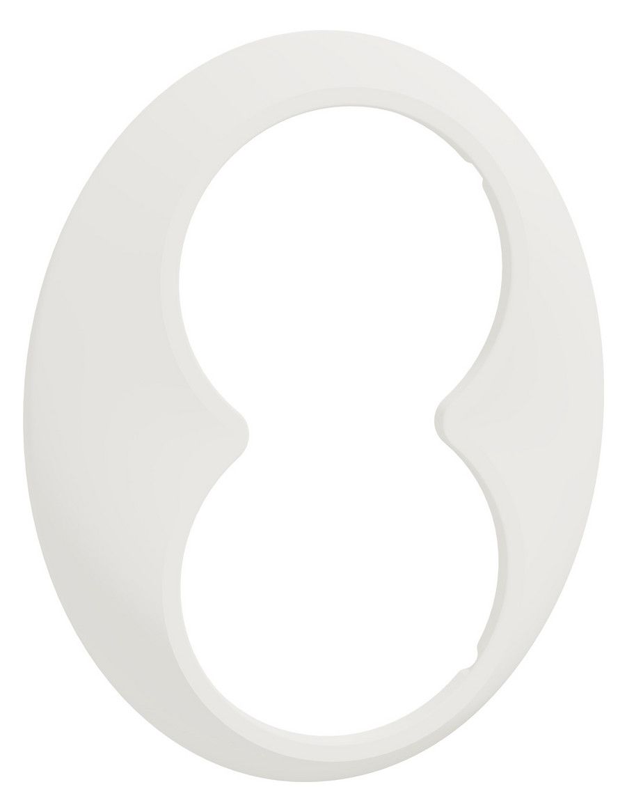 Elso WDE011404 Rahmen für Steckdose, Weiß