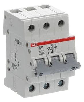 ABB E203/100G Trennschalter 3P,100A, Schaltgriff grau