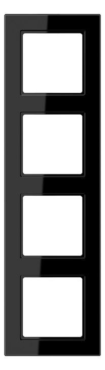 Jung AC584SW Rahmen 4fach Serie A creation schwarz