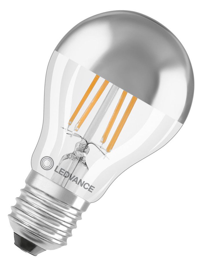 Ledvance LED CLASSIC A MIRROR P 6.5W 827 FIL SIL E27 650lm Glühlampe m.Spiegel