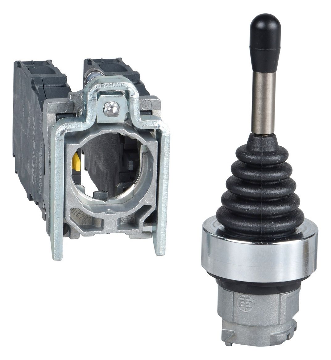 Schneider XD4PA24 Joystick 4Richtungen m.Rückzug Nullst. Hebel 54mm D22 Metall