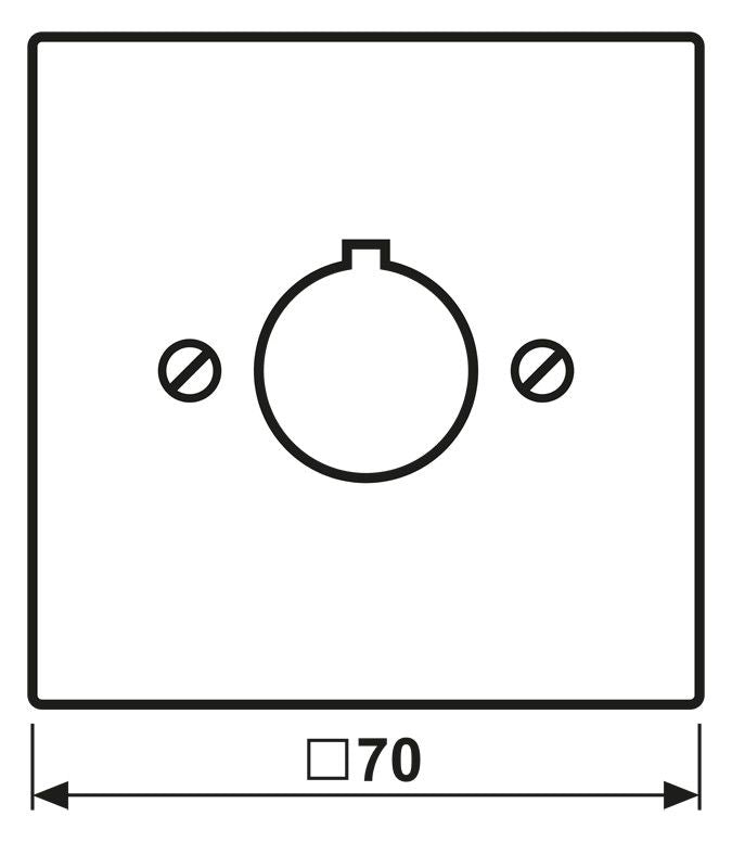 Jung LS964WW Abdeckung m.Tragring f.Befehlsgeräte 22,5mm alpinweiß