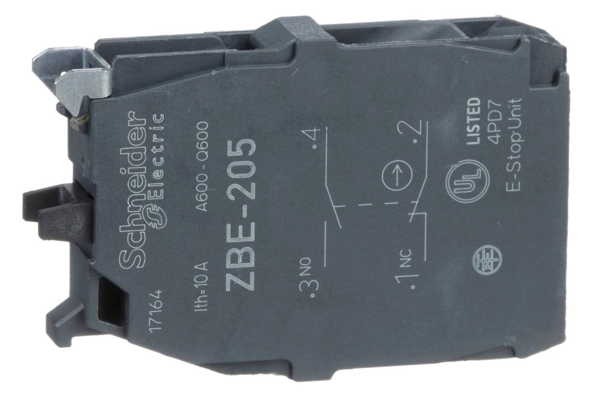 Schneider ZBE205 Hilfsschalterblock 1S1Ö D22mm