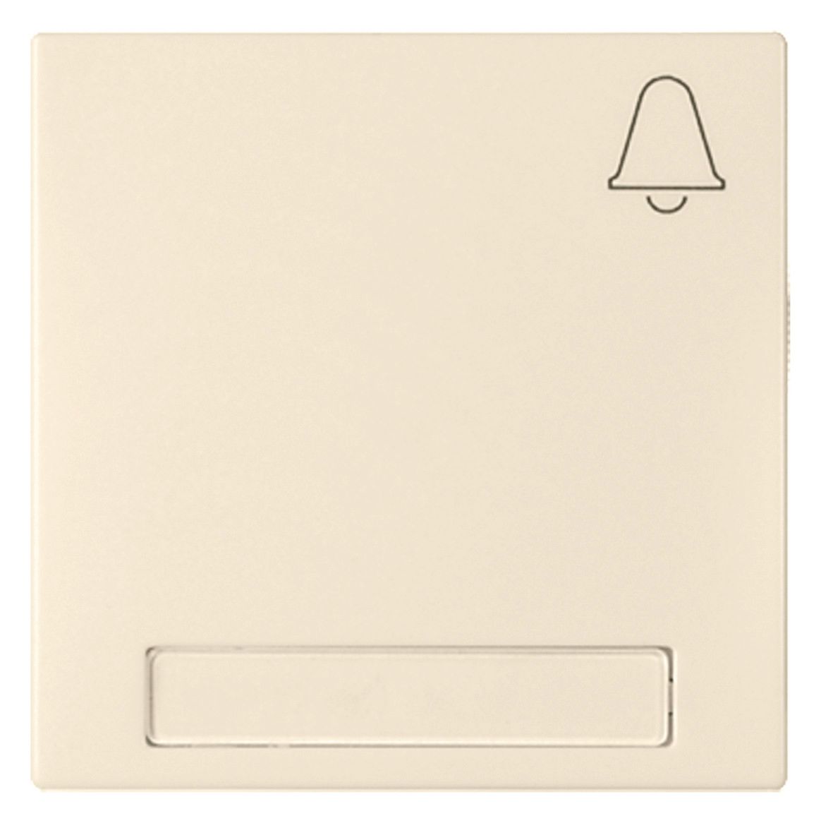 Elso 273134 Wippe Schriftfeld mit Symbol reinweiß