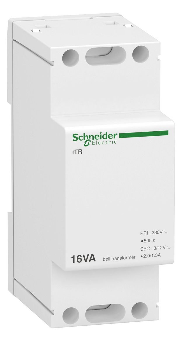 Schneider A9A15212 Klingeltransformator 16VA iTR 230V 50-60Hz Ausgang 8-12V