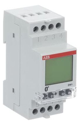 ABB DW1 Wochenzeitschaltuhr 1 Kanal Bluetooth Programmierung 2CSM222531R1000