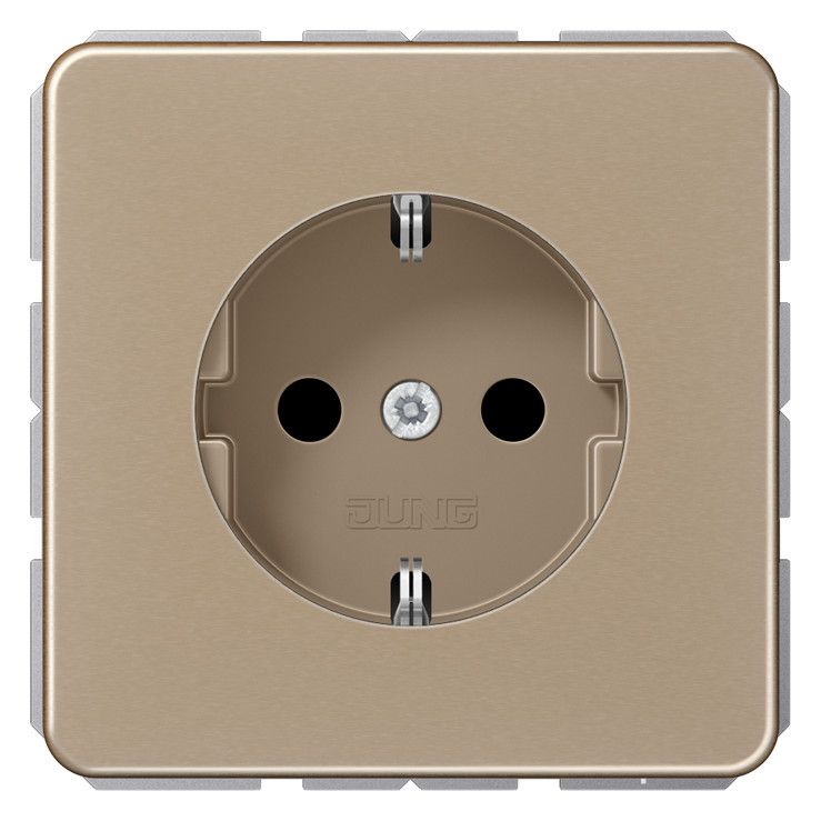 Jung CD1520GB SCHUKO Steckdose gold-bronze