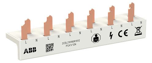 ABB PSX1/12N Phasenschiene FlexLine 1P+N 12Pins 6 TE 10qmm 2CDL210180R1012