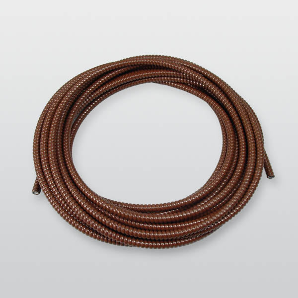 Metallschutzschlauch braun