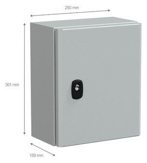 Schneider NSYS3D32515P Wandschrank Volltür o.Mpl H300xB250xT150 IP66 IK10