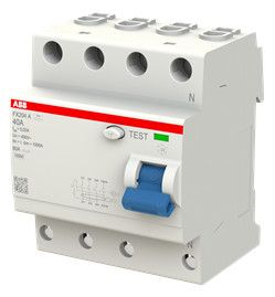 ABB FX204A-40/0,03 FI-Schutzschalter 4P,Typ A,40A,30mA 2CSF204165R1400