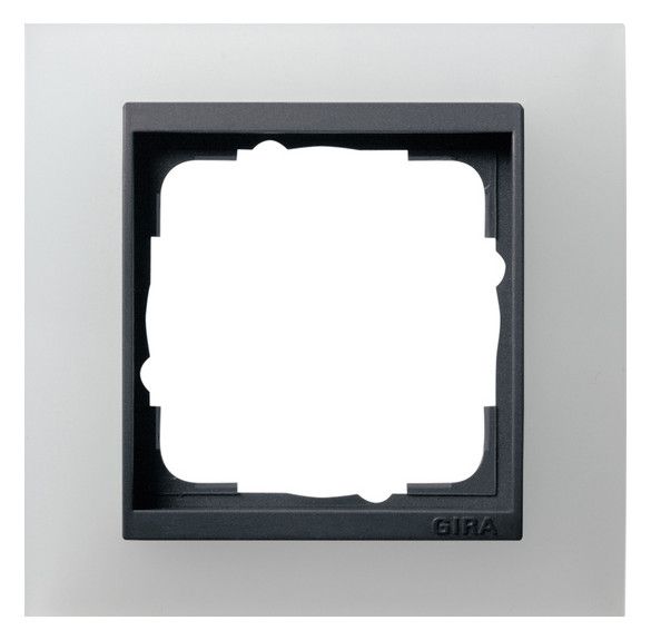 GIRA 021124 Abdeckrahmen 1fach Zwischen Weiß
