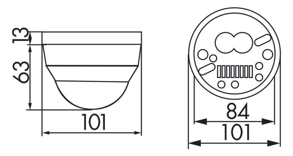 BEG 92142 PD4-S-AP weiß LUXOMAT Slave-Gerät