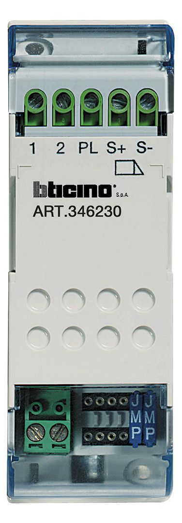 Bticino 346230 Relais f.Türöffner- steuerung in 2-Draht Sprechanlagen DIN