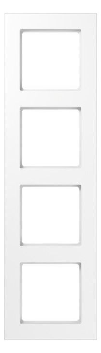 Jung A5584BFWW Rahmen 4f.bruchsicher f.waager.u.senkr.komb.