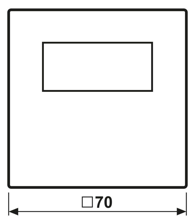 Jung BTLS1791SW JUNG HOME Raumthermostat-Display