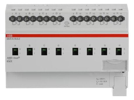 ABB SA/S8.16.5.2 Schaltaktor 8fach 16 A C-Last REG 2CDG110267R0011
